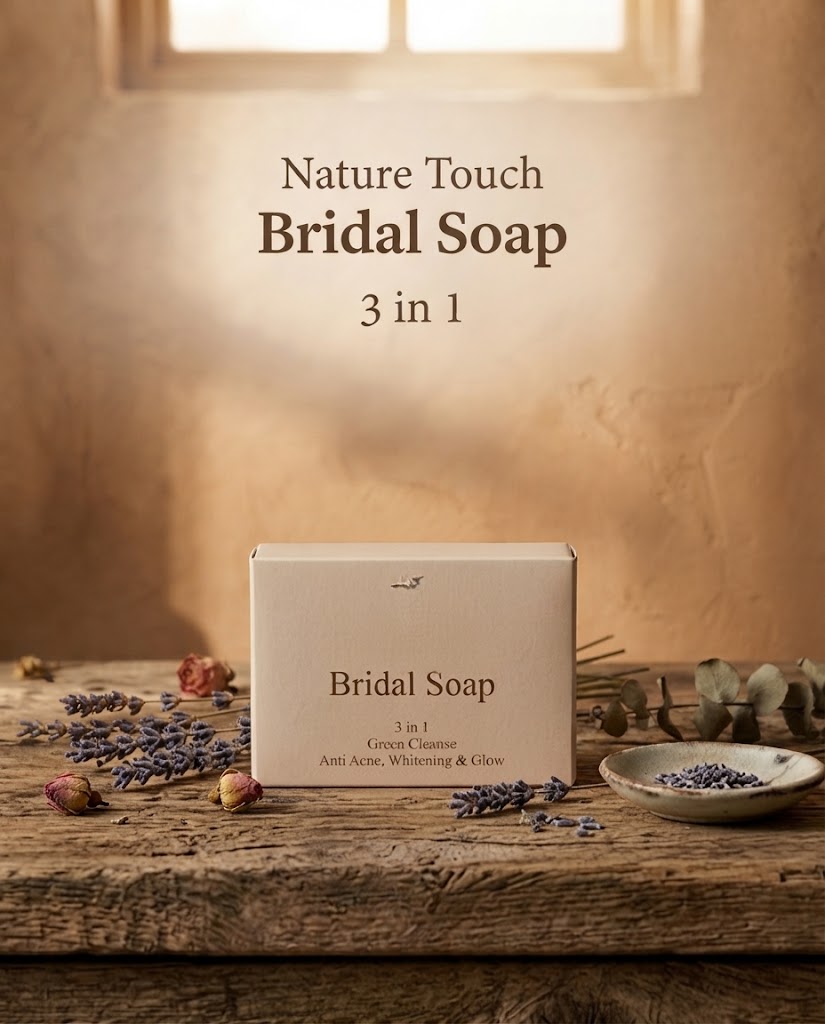 Auric Beauty Organic Nature Touch Bridal Soap – Glowing Skin & Grooming Bar H-005