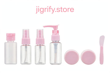 🧳 6Pcs Travel Kit Bottle Set Y-010