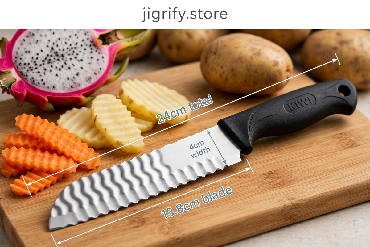 🔪 Stainless Steel Wavy Knife Y-005