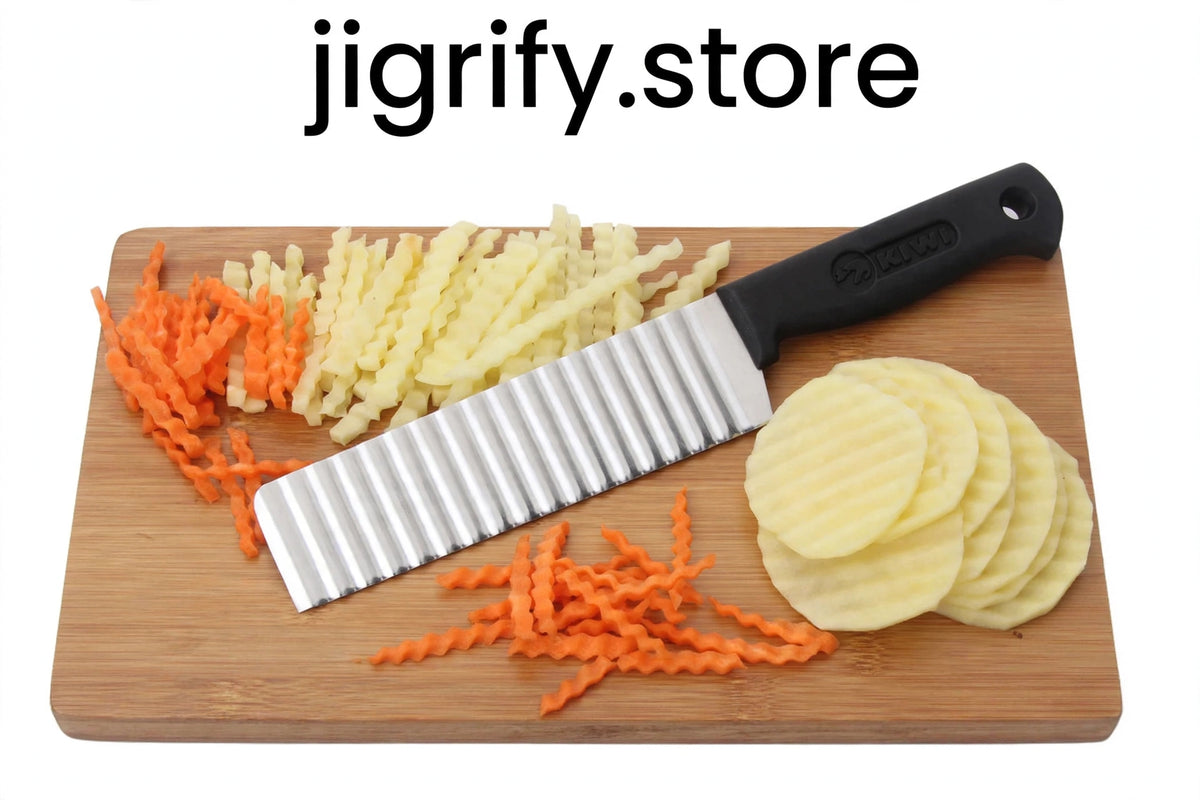 🔪 Stainless Steel Wavy Knife Y-005