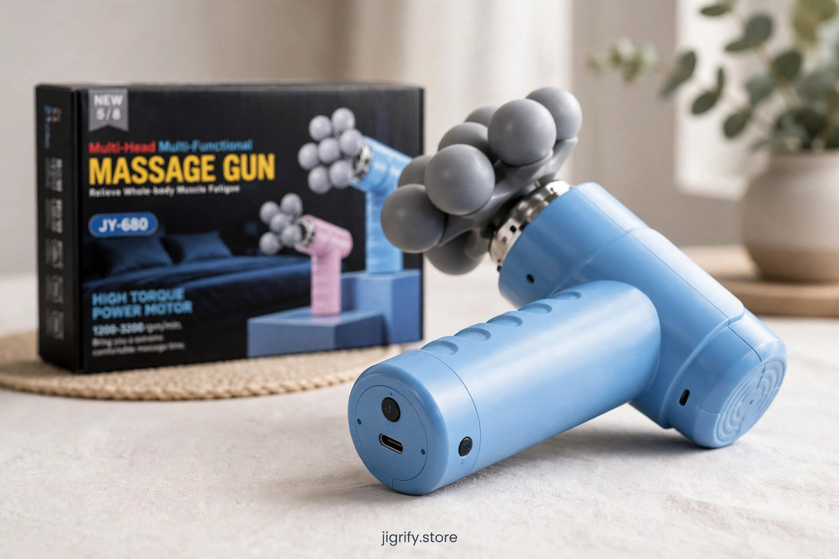 Multi Head Multifuntional Massage Gun Y-004