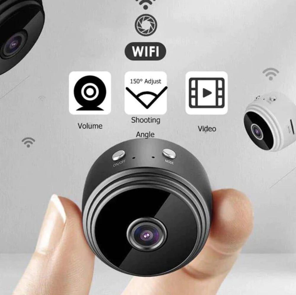 Mini Wireless Camera for Home & Office Black ABS M-004