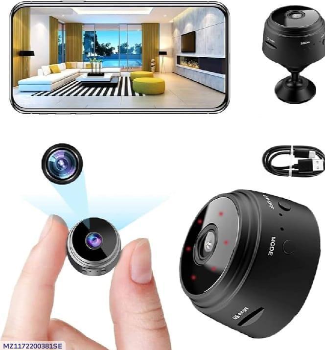 Mini Wireless Camera for Home & Office Black ABS M-004