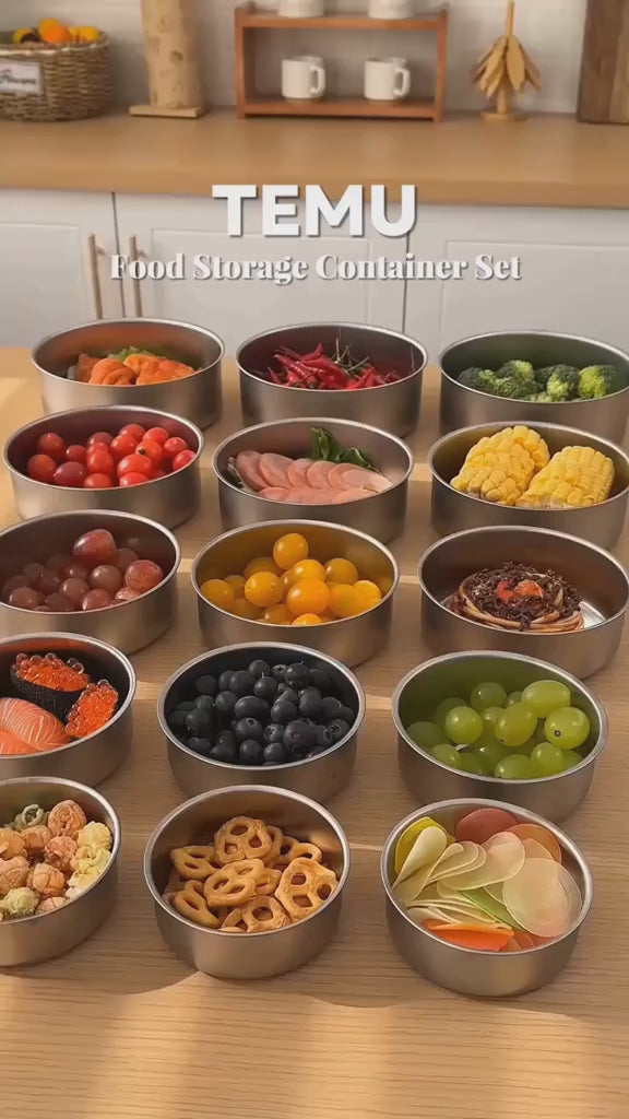 Stainless Steel 5PCs Bowl Set with Lids (Box Packing) Y-003
